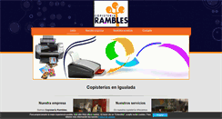 Desktop Screenshot of copisteriarambles.com