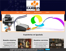 Tablet Screenshot of copisteriarambles.com